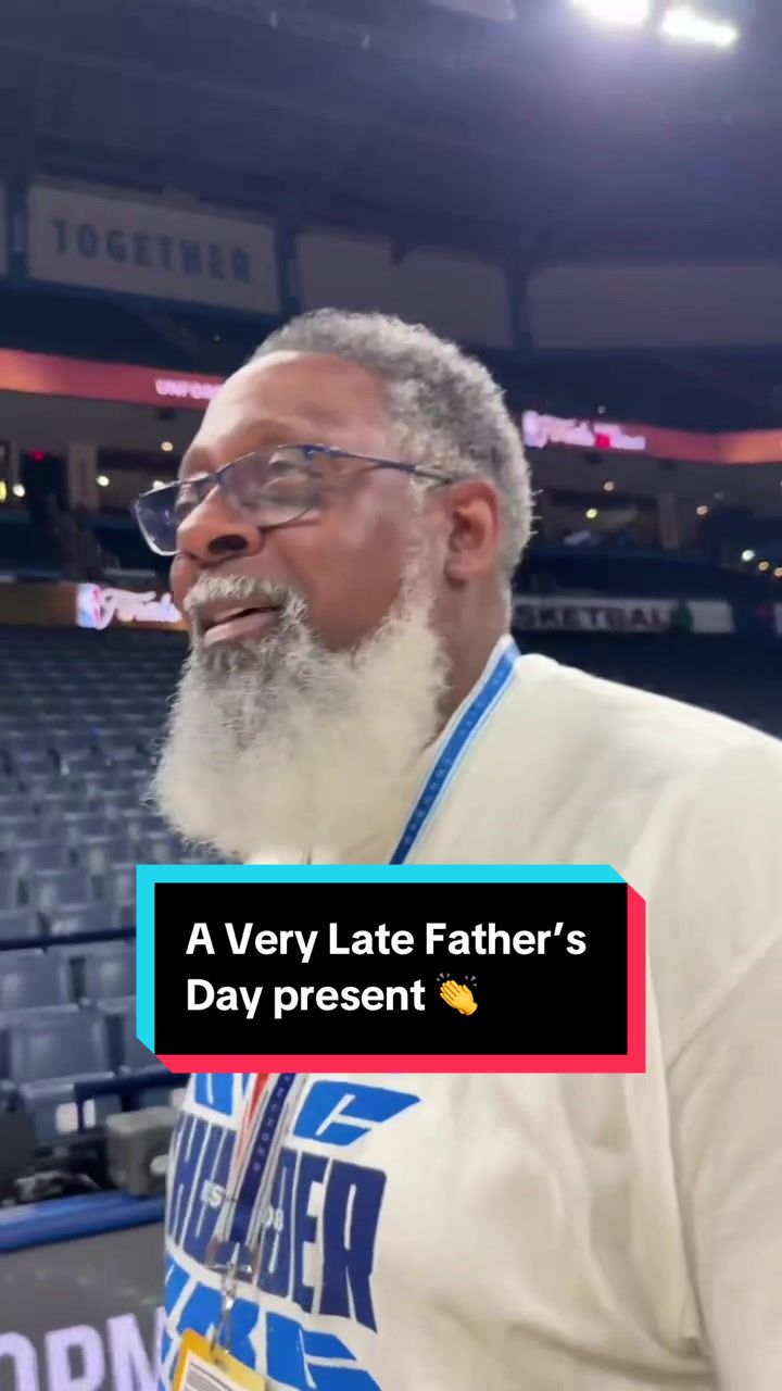 “It was a late Father’s Day present.” 🥺 