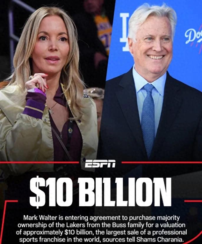 The Lakers changed hands and sold 100 billion