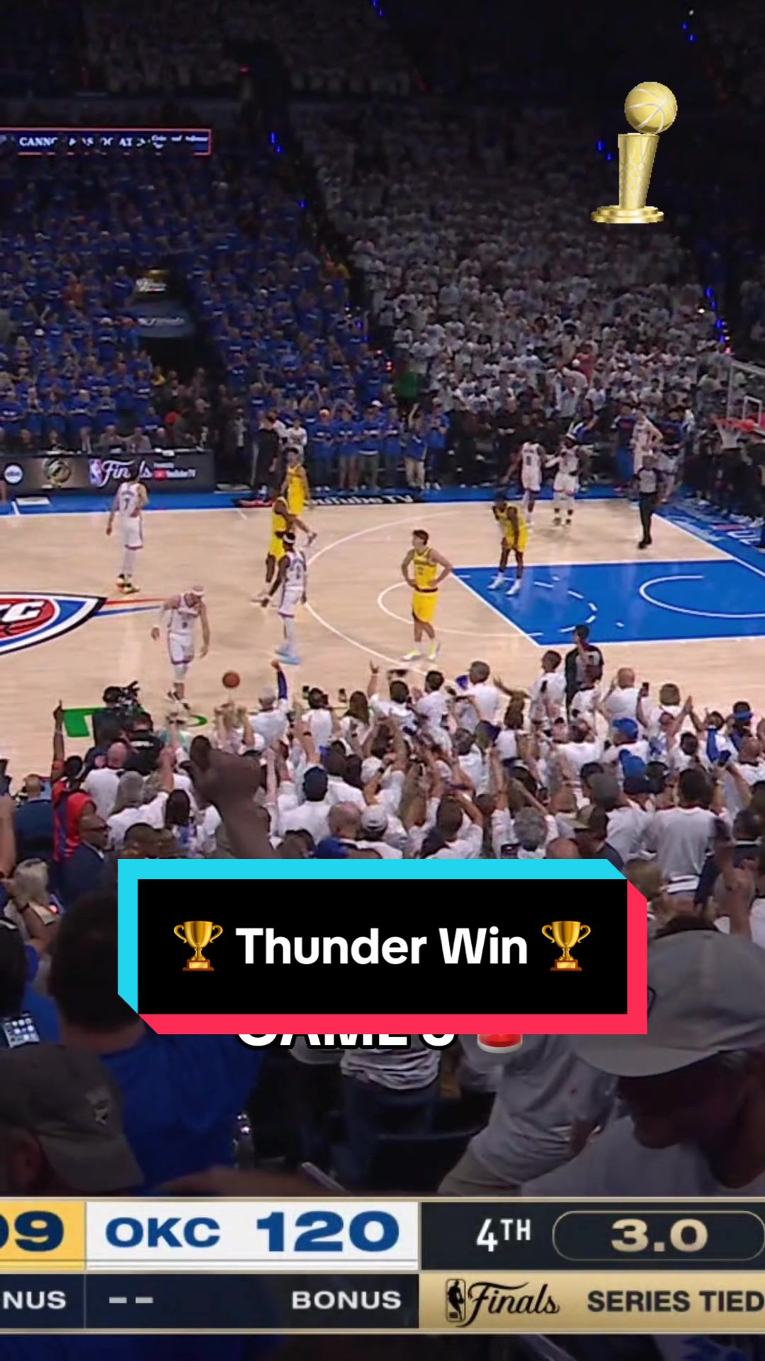 @OKC Thunder protect home court to take a 3-2 series lead 🙌🤩 