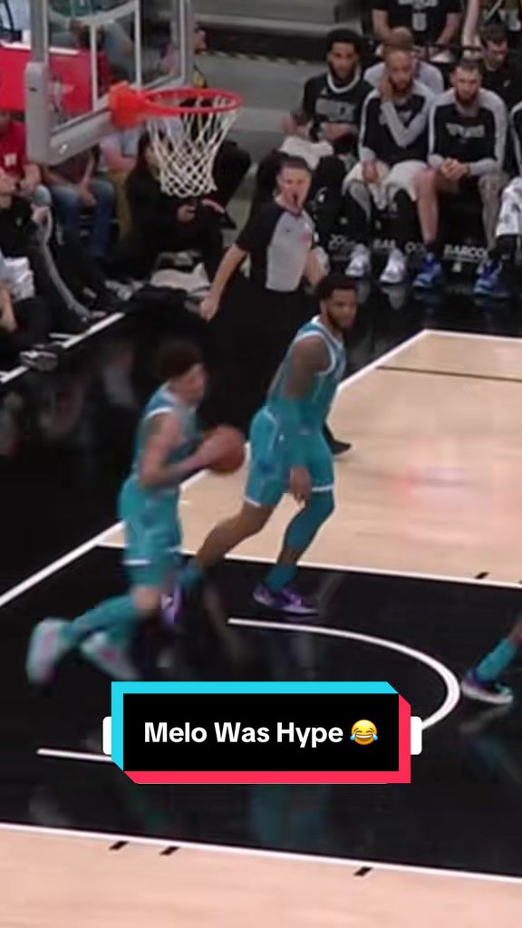 Melo Ball was tooo excited 😂 