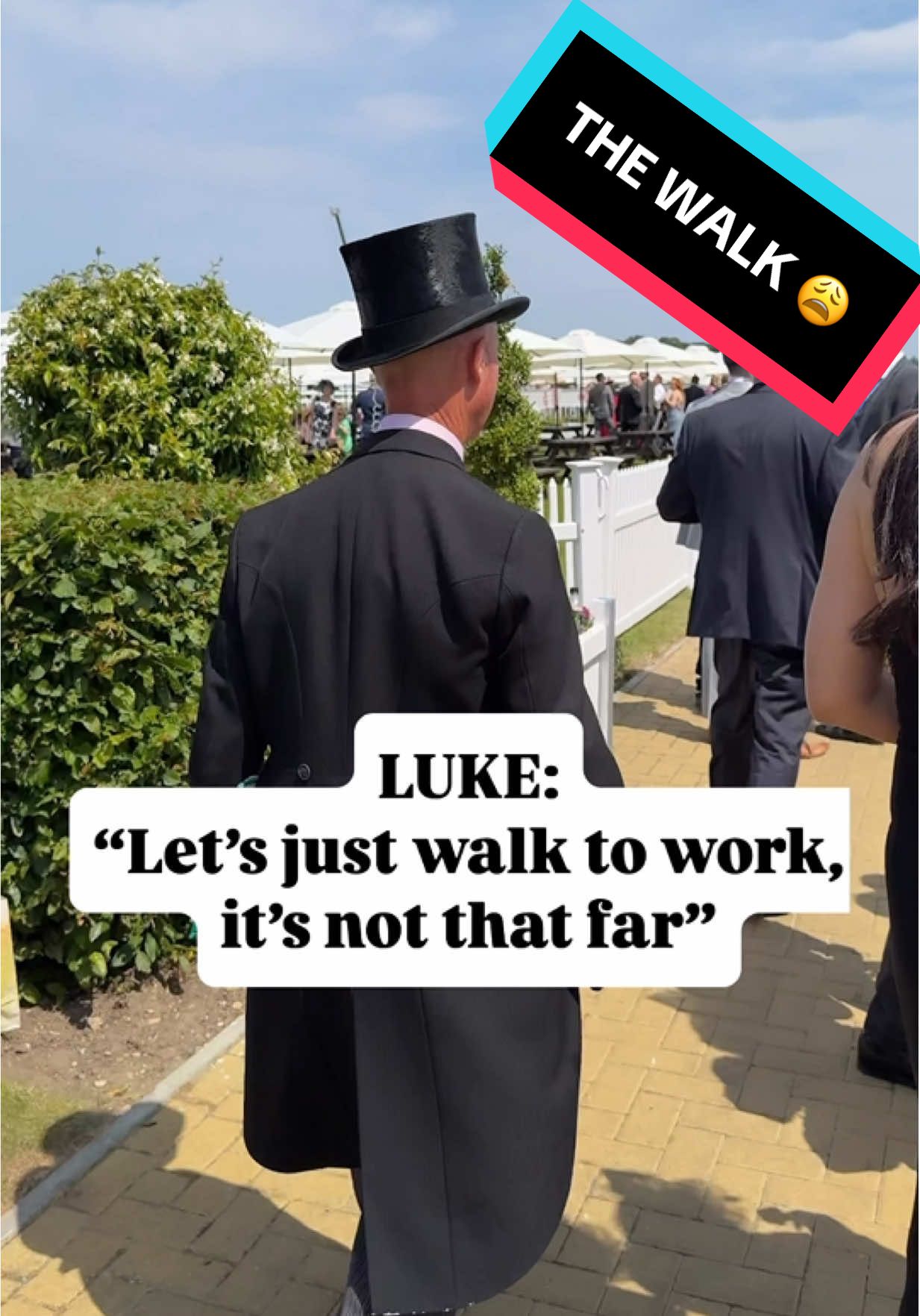 Luke Harvey getting his step count up 😅👀
