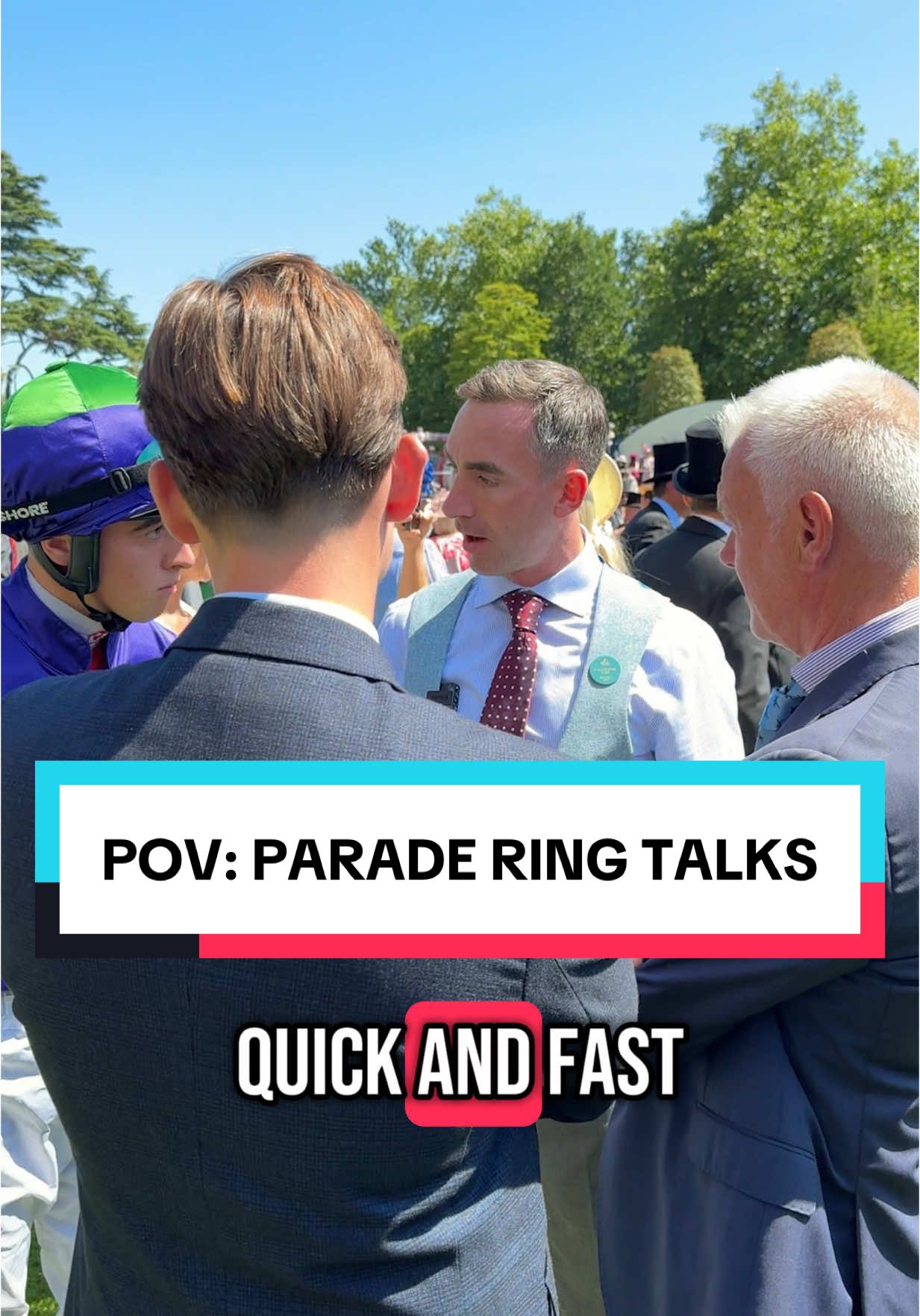 What does a trainer say to a jockey before a race? 👀🤔