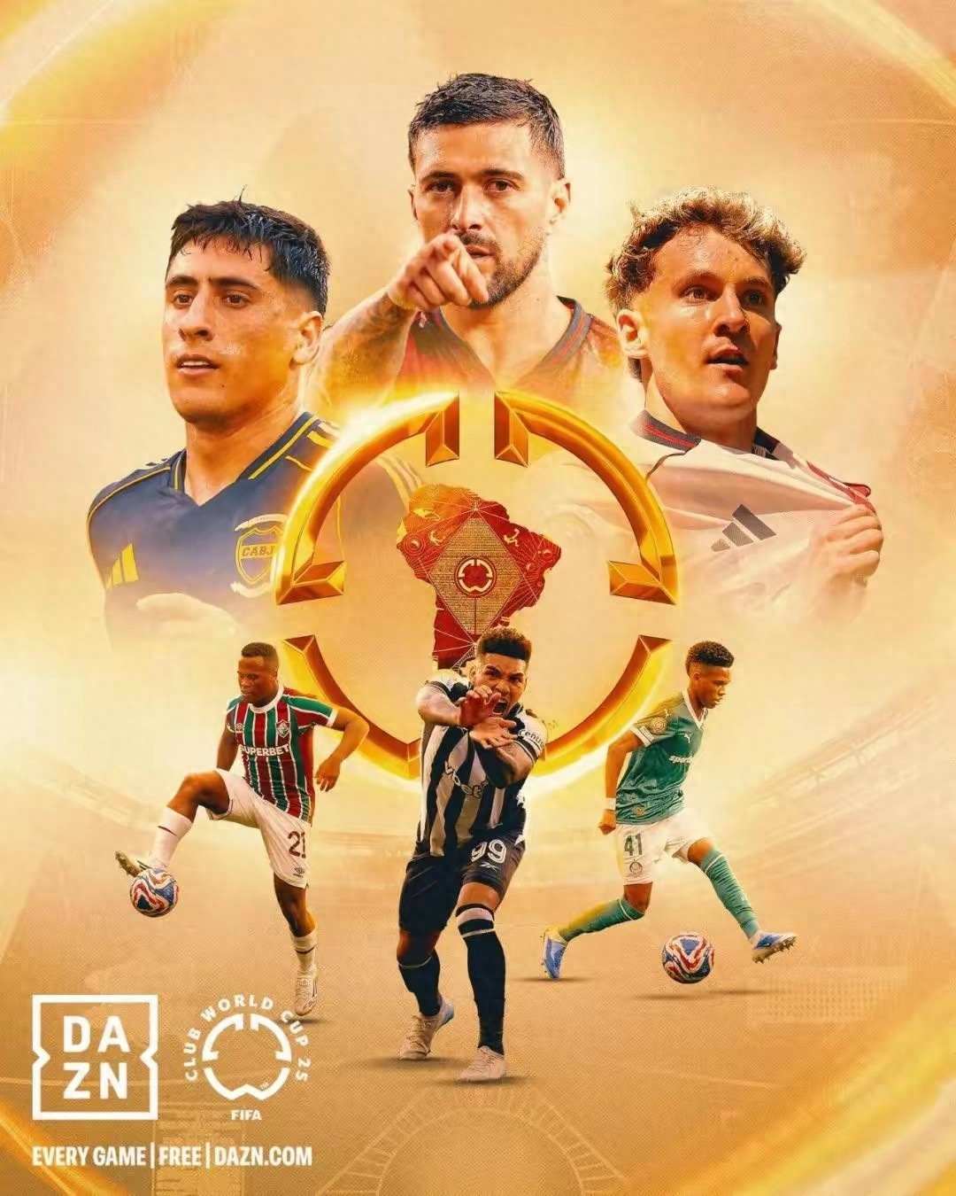 6 South American teams show their muscles Unbeaten in the first round of the Club World Cup, 3 draws with European teams and 3 defeats against non-European teams